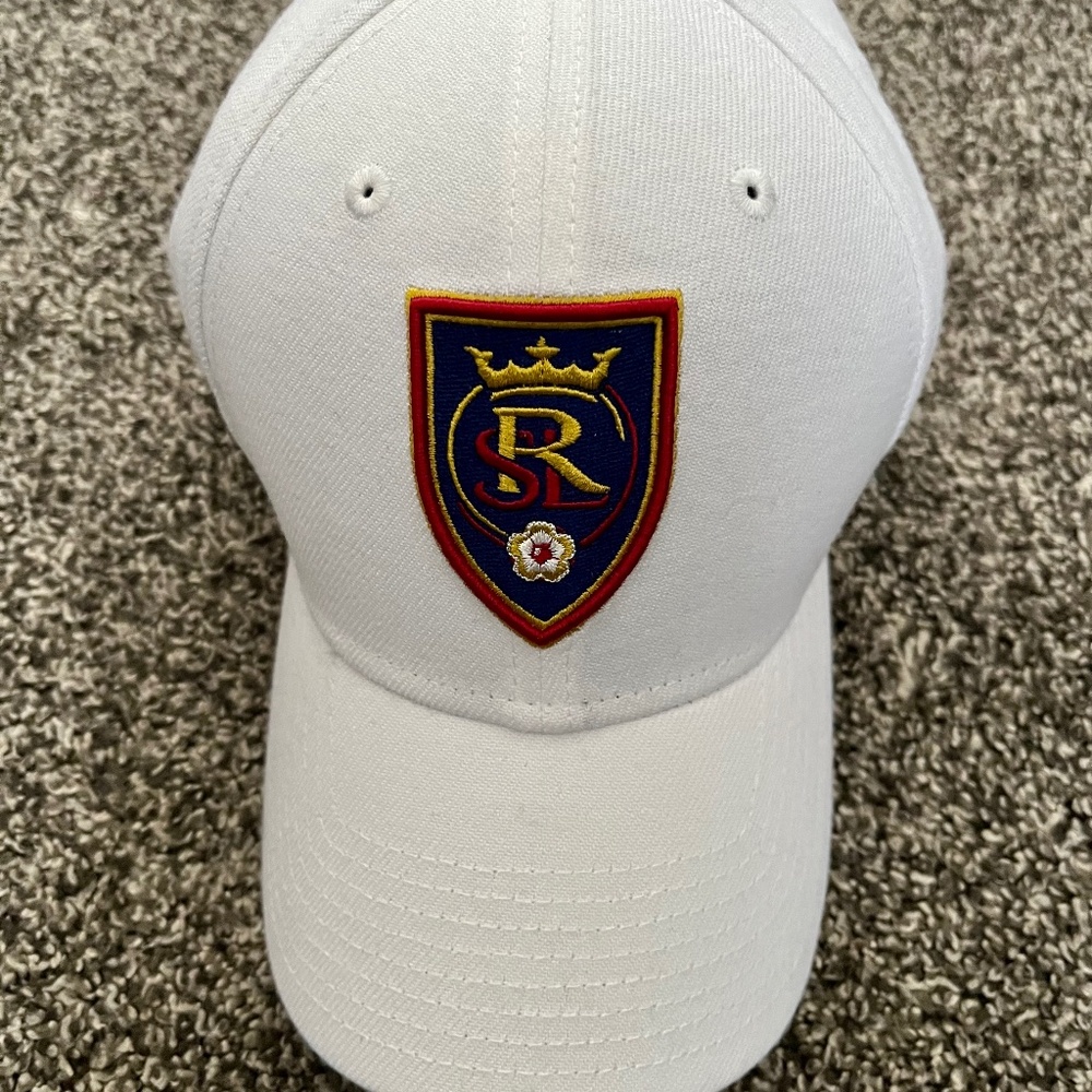 Real Salt Lake - New Era White Hat - Size Medium/Large